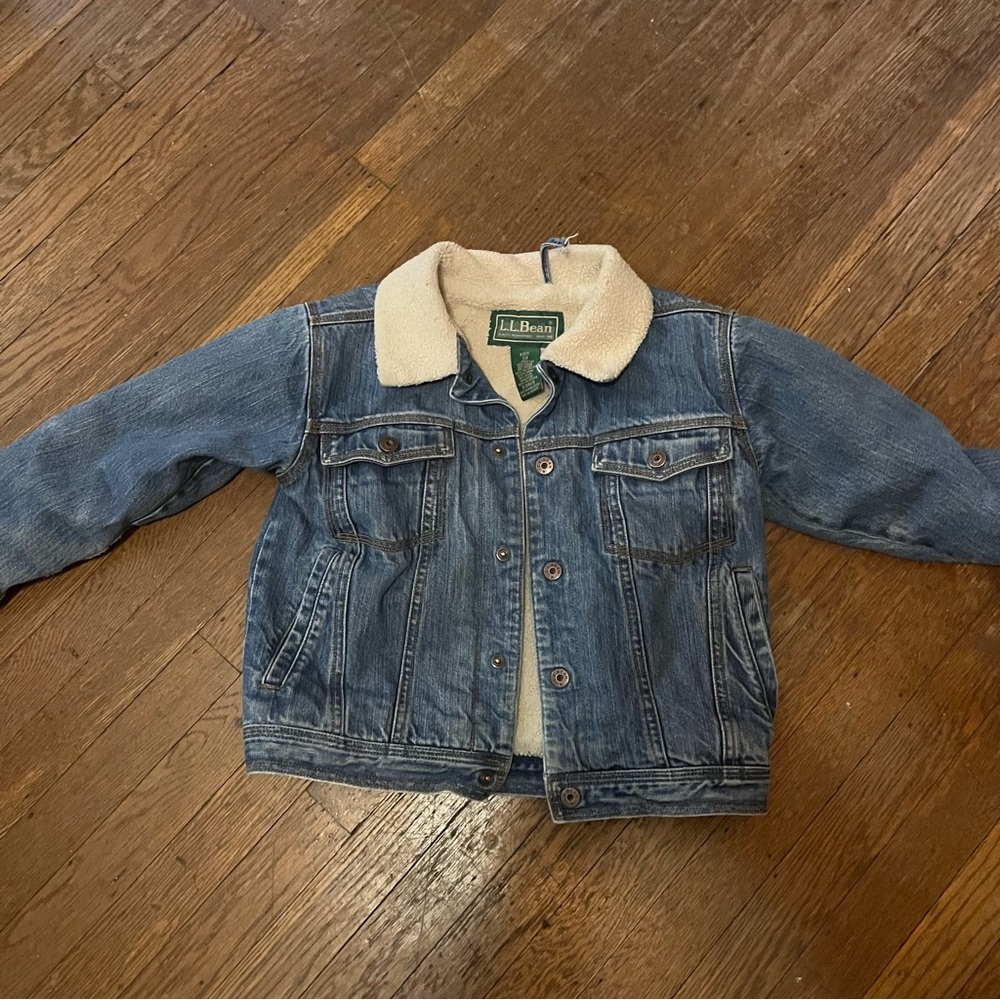 Kids lined Jean jacket
